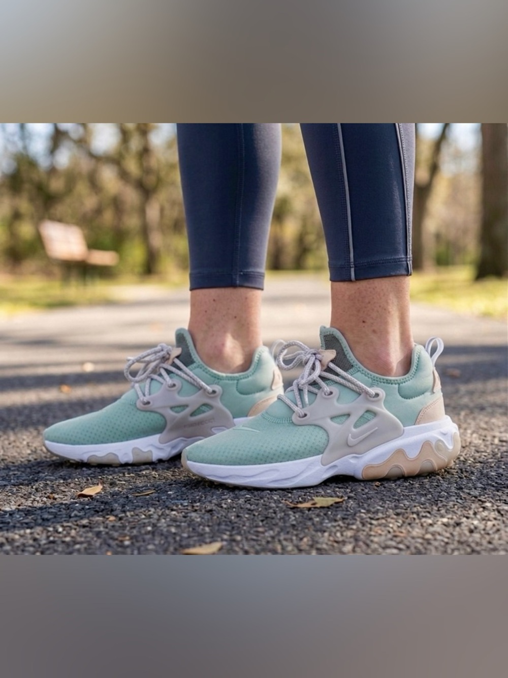 Nike React Presto Teal Tint Oxygen Athletic Running Walking Shoes Sneakers